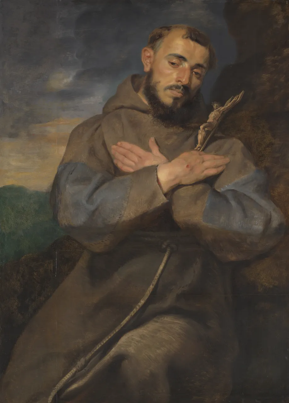 Saint Francis by Peter Paul Rubens