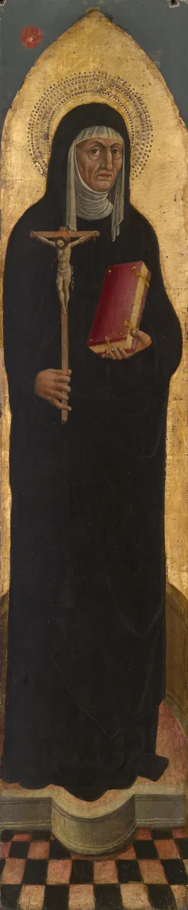 Panels from the Altarpiece of The Assumption of the Virgin with Saints: Saint Monica by Italian