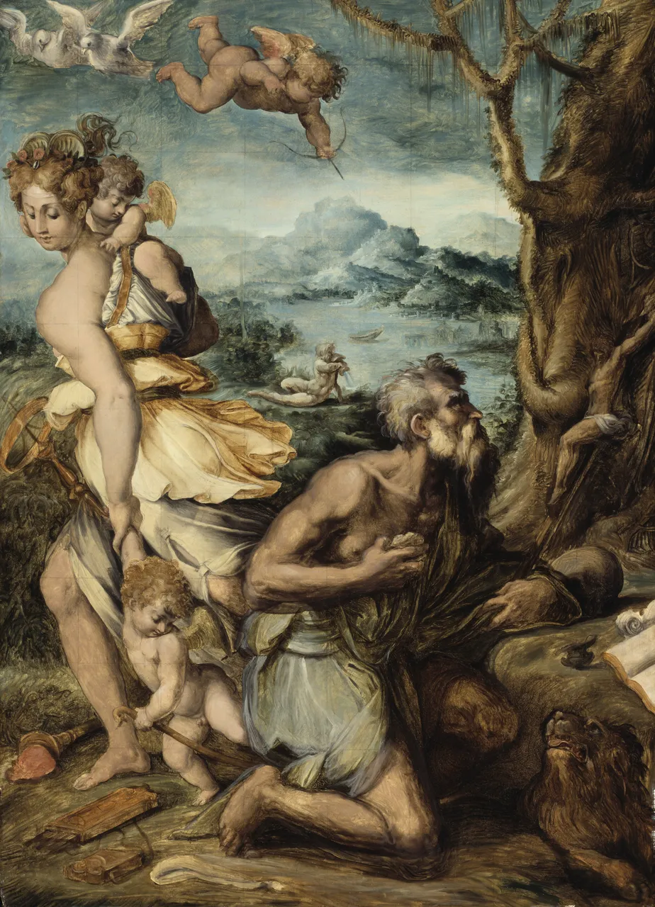 The Temptation of Saint Jerome by Giorgio Vasari