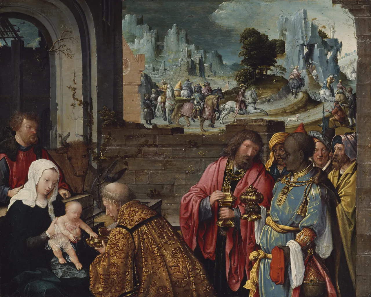 The Adoration of the Magi by Workshop of Cornelis Engebrechtsz.