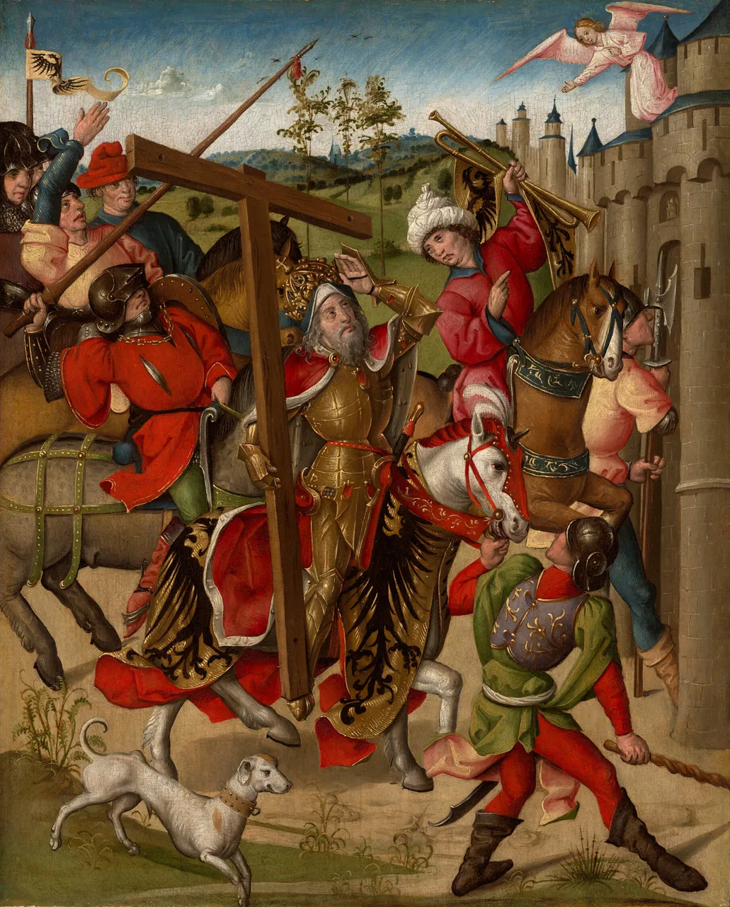 Emperor Heraclius Denied Entry into Jerusalem by Netherlandish