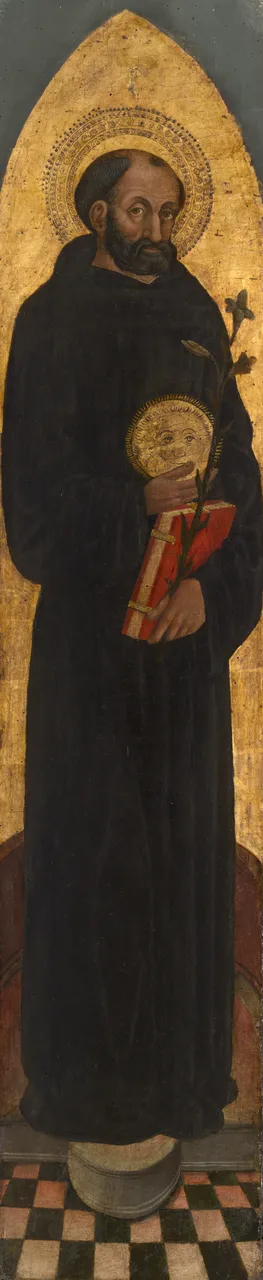 Panels from the Altarpiece of The Assumption of the Virgin with Saints: Saint Nicholas of Tolentino by Italian