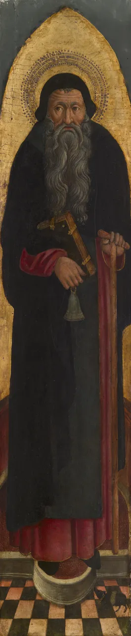 Panels from the Altarpiece of The Assumption of the Virgin with Saints: Saint Anthony Abbot by Italian