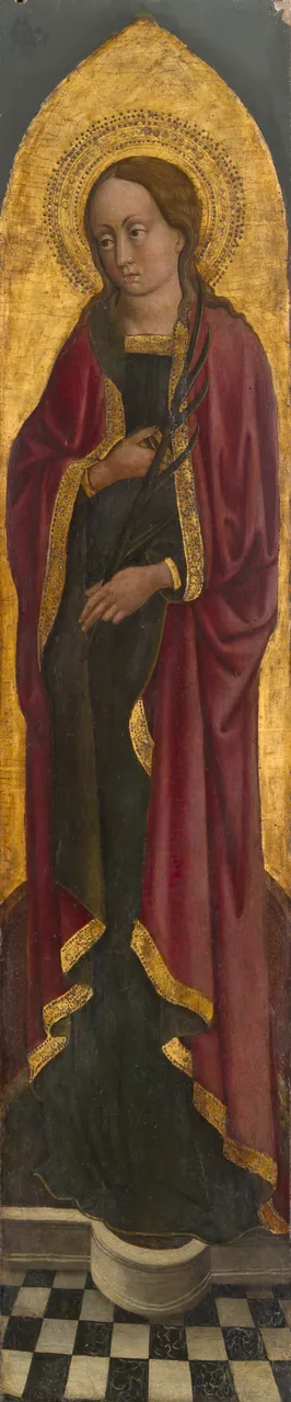 Panels from the Altarpiece of The Assumption of the Virgin with Saints: Saint Giustina of Padua by Italian