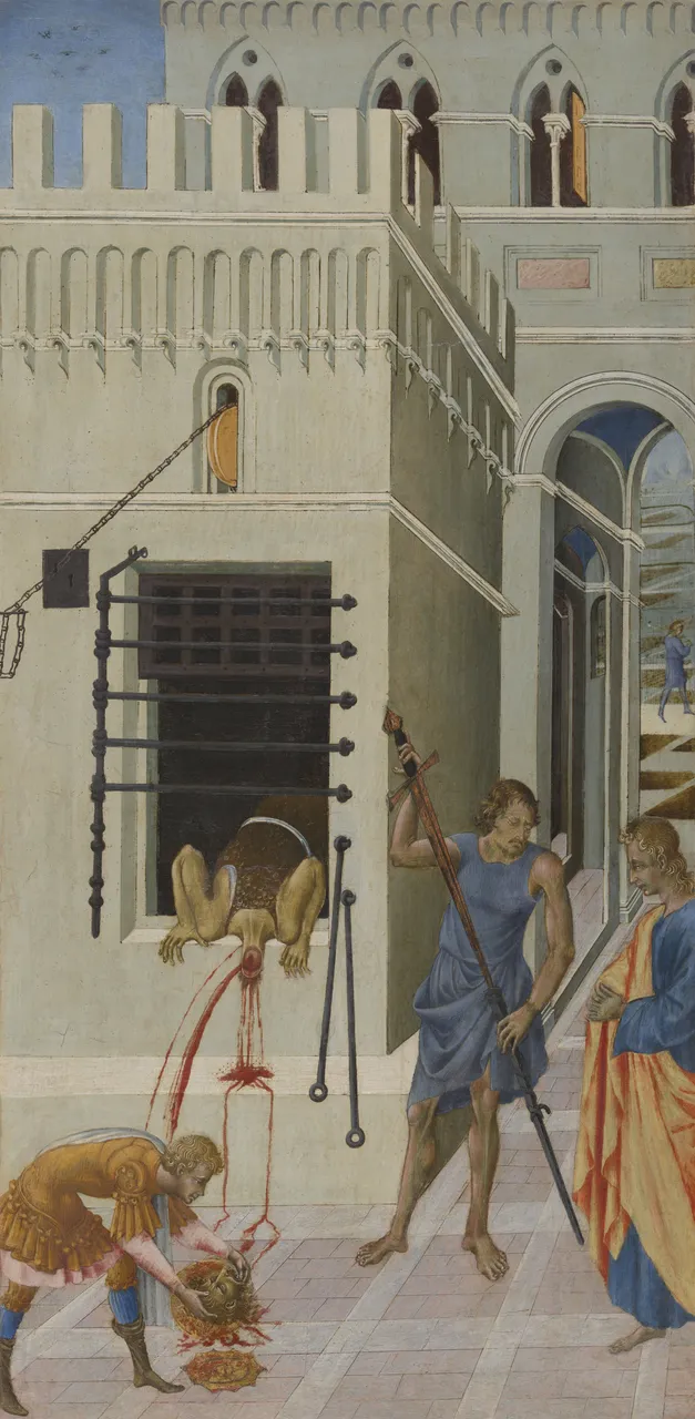 The Beheading of Saint John the Baptist by Giovanni di Paolo - Art Institute of Chicago