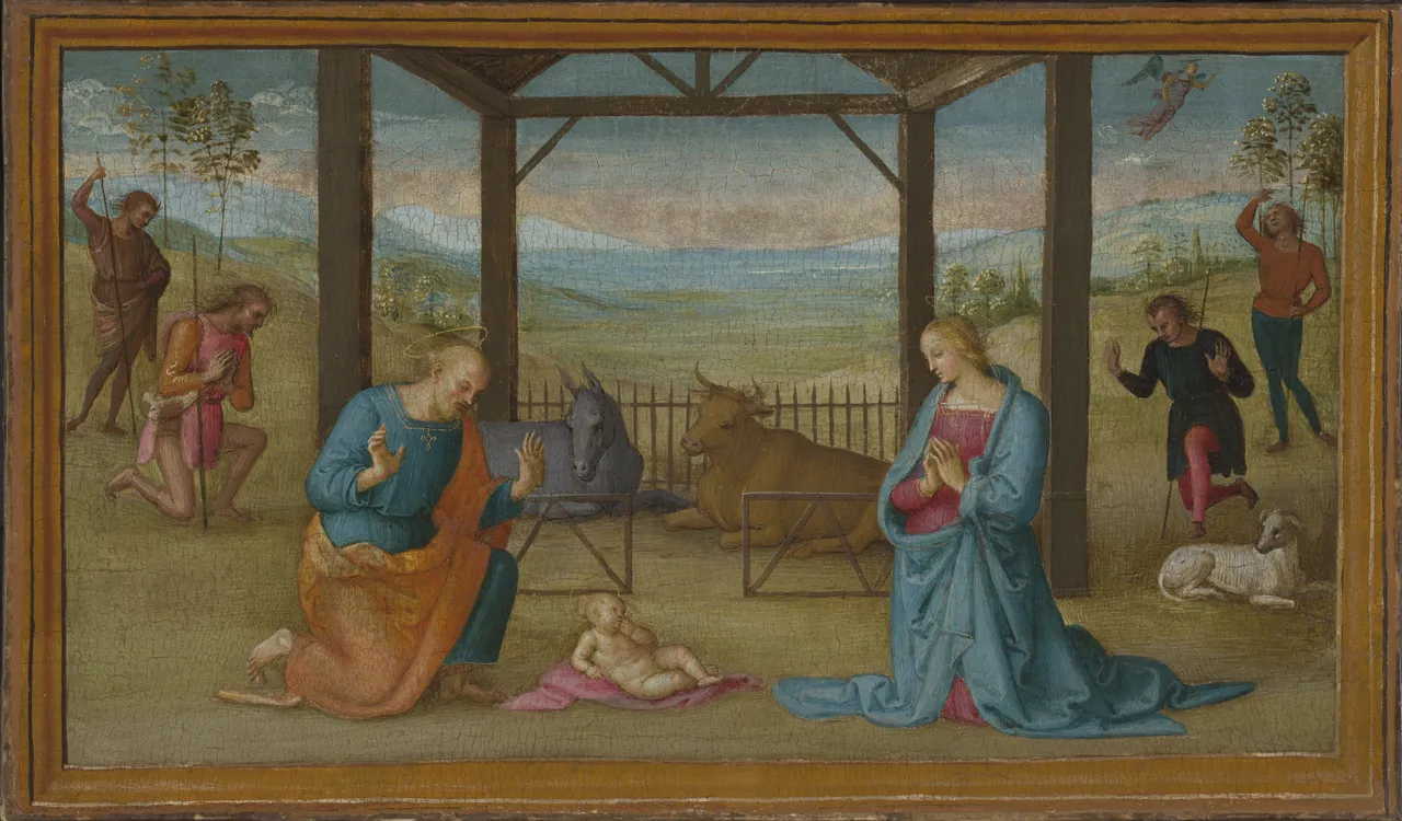 The Nativity by Perugino