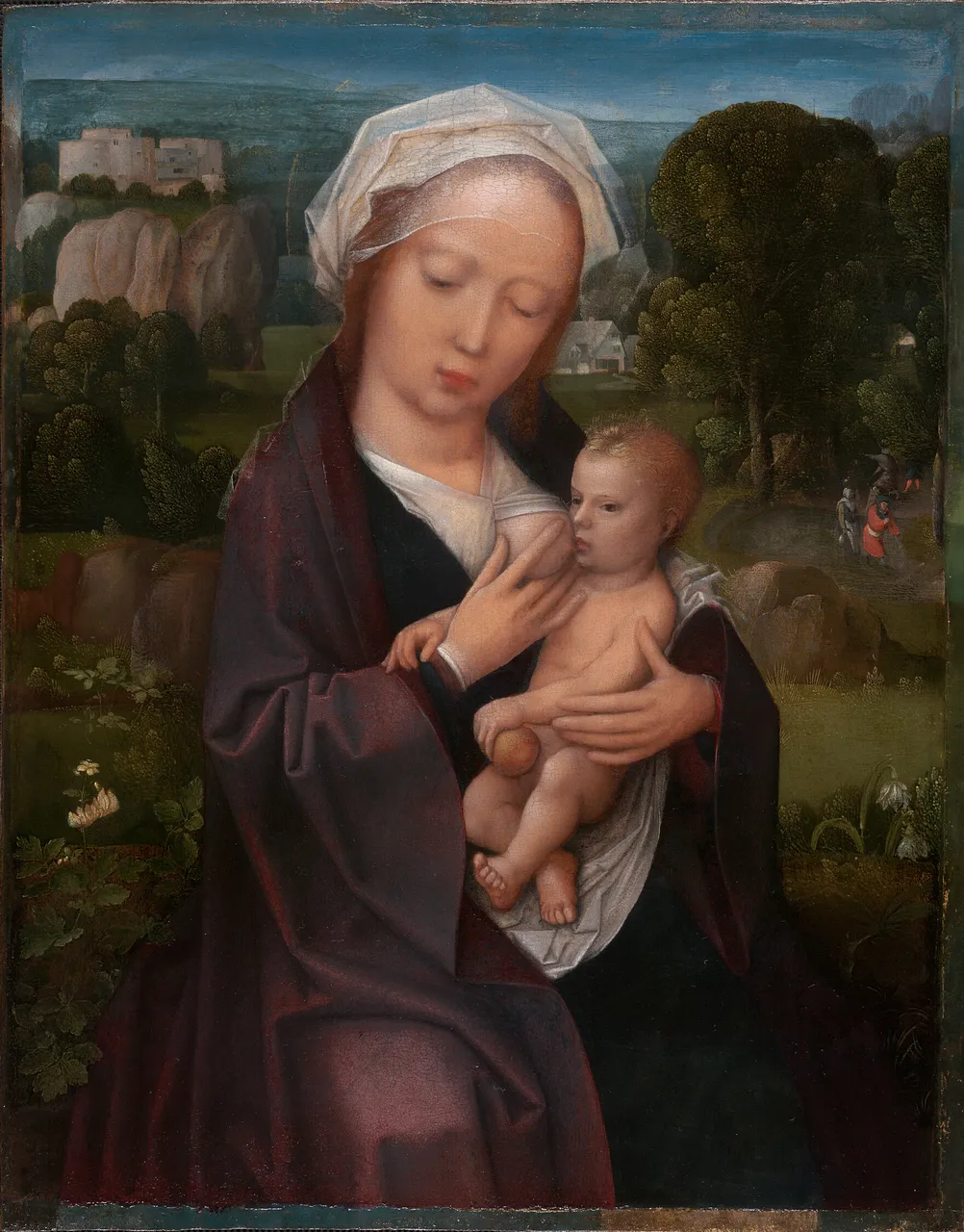 Virgin and Child by Workshop of Adriaen Isenbrant