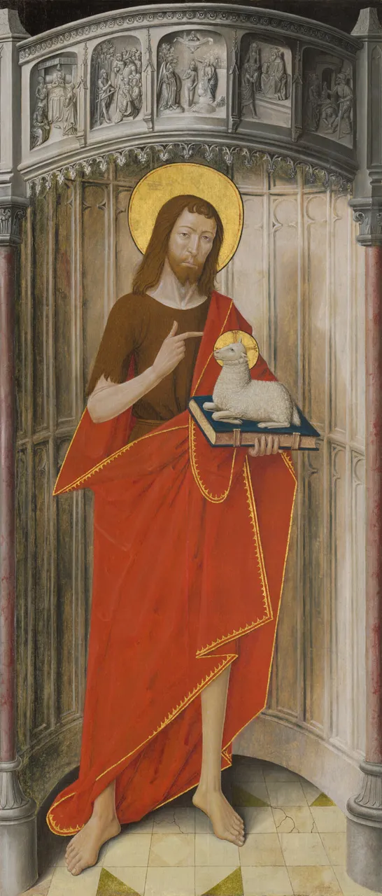 Panels from the High Altar of the Charterhouse of Saint-Honoré, Thuison-les-Abbeville: Saint John the Baptist by French