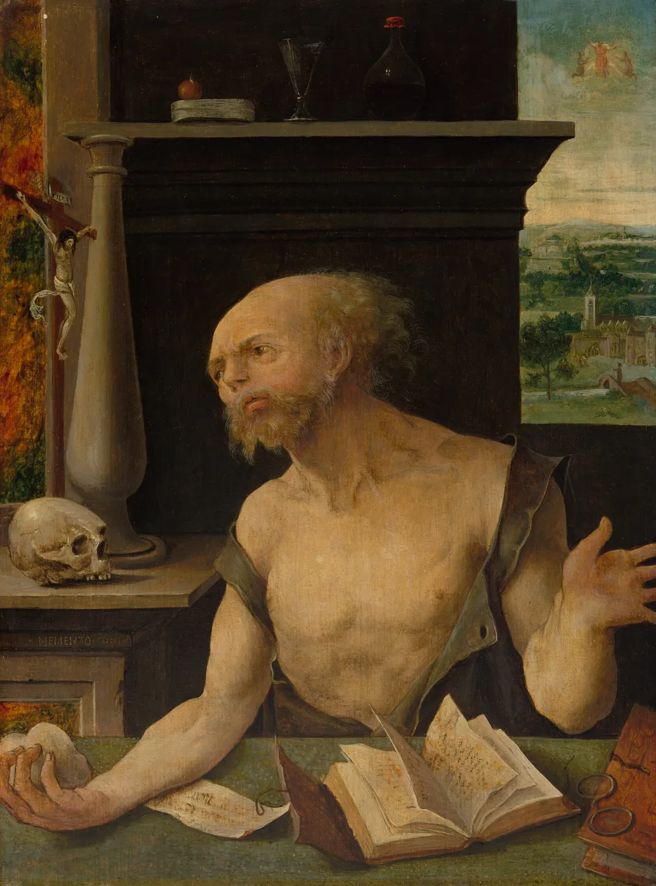 Saint Jerome in Penitence by Master of the Lille Adoration