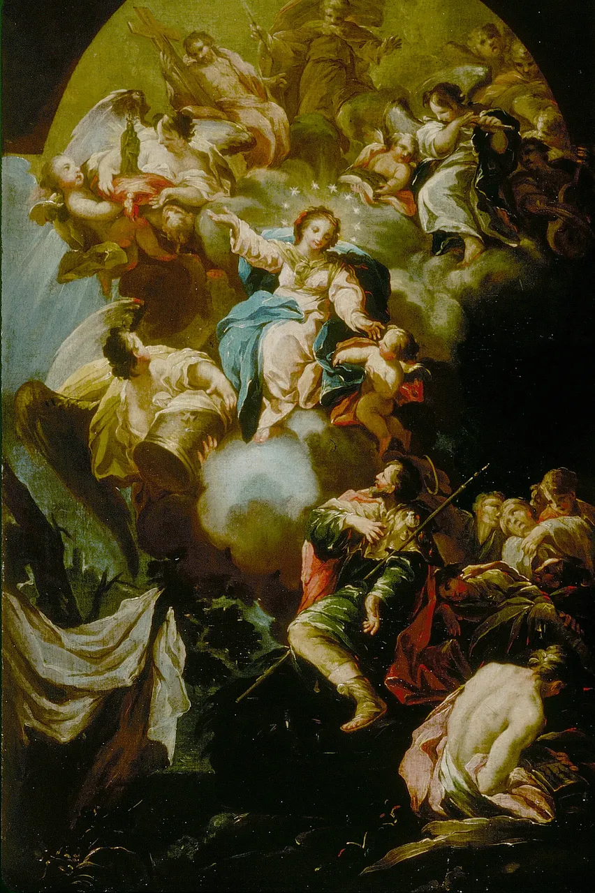 Saint James's Vision of the Virgin of the Pillar by Antonio González Velásquez, I