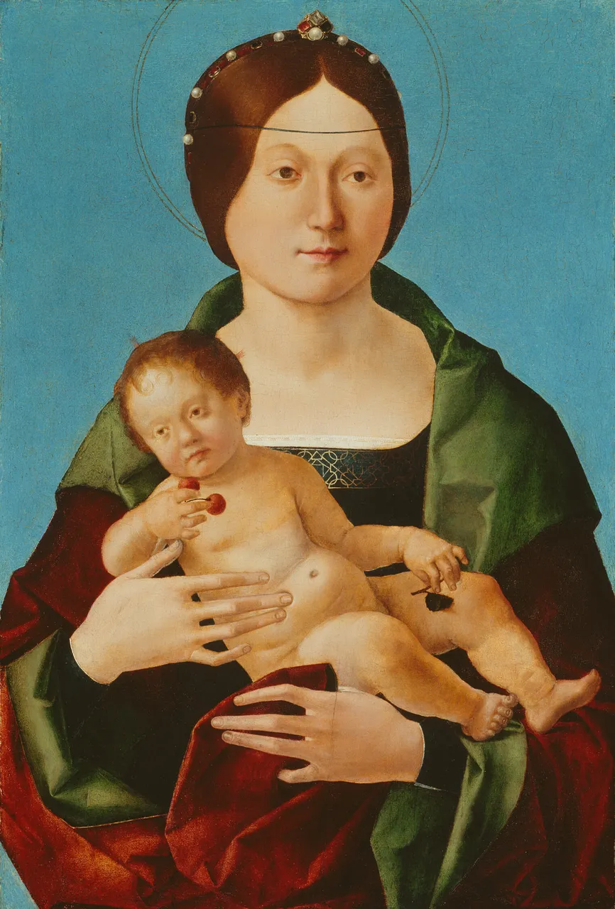 Virgin and Child by Ercole de'Roberti