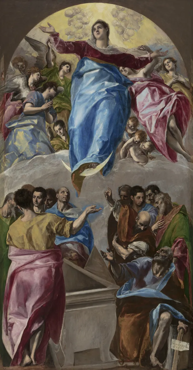 The Assumption of the Virgin by Domenico Theotokópoulos, called El Greco - Art Institute of Chicago