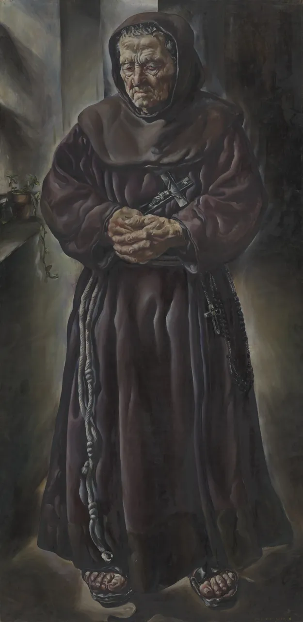 I Walk To and Fro through Civilization and I Talk as I Walk (Follow Me, the Monk) by Ivan Albright