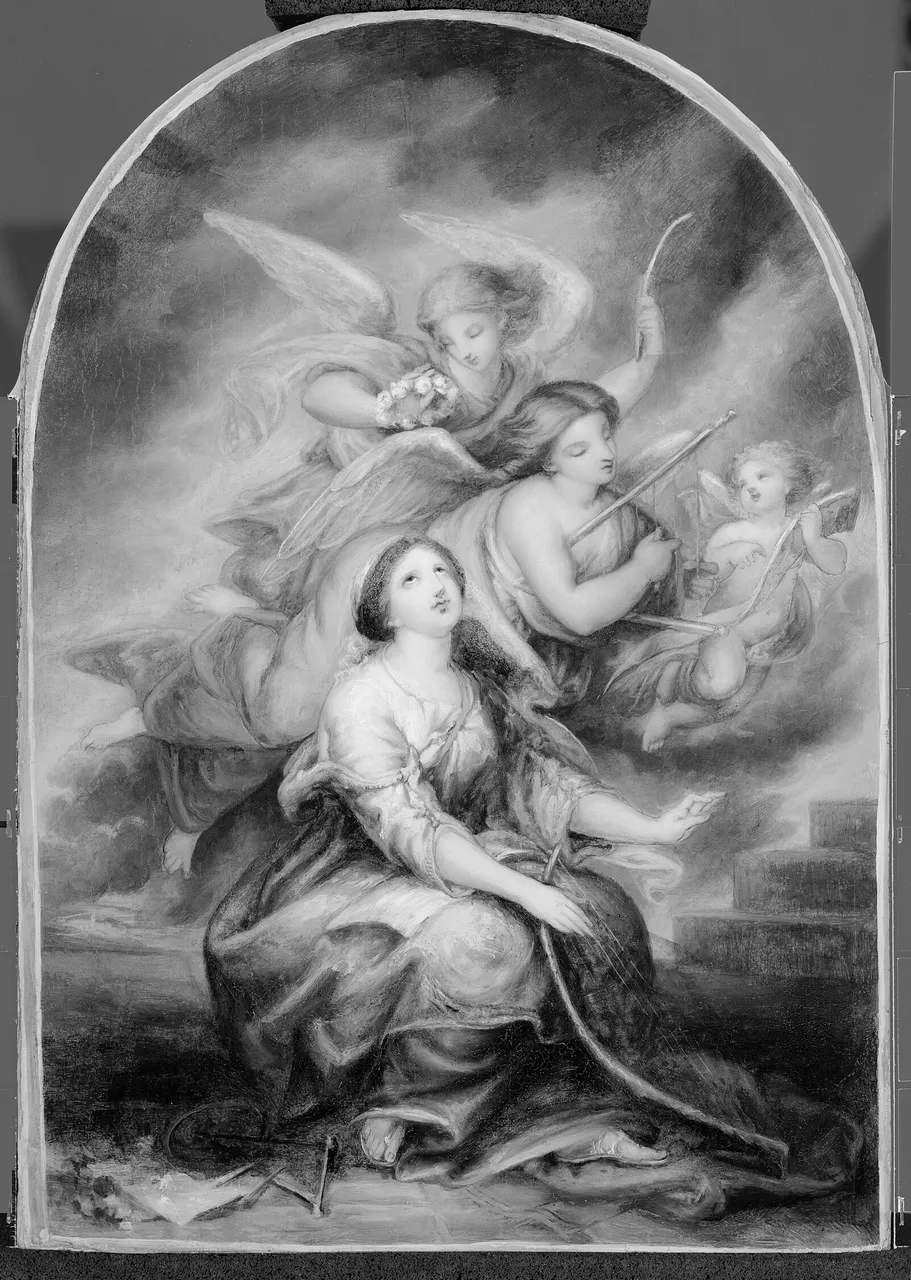 St. Cecilia by Antoine Wiertz