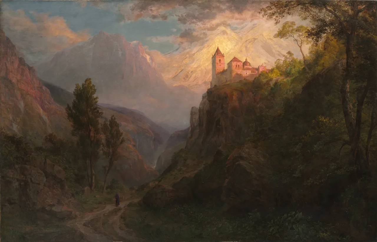 The Monastery of San Pedro (Our Lady of the Snows) by Frederic Edwin Church