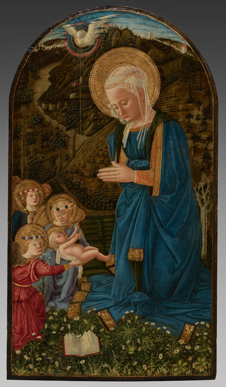 Virgin and Child with Angels by Fra Filippo Lippi - Cleveland Museum of Art