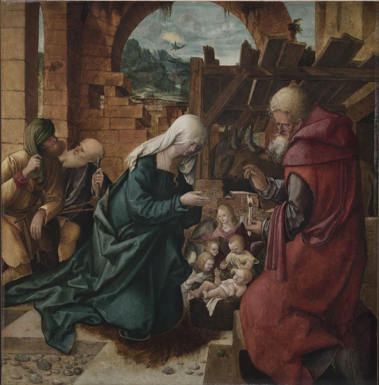 Adoration of the Shepherds by Hans Leonhard Schäufelein
