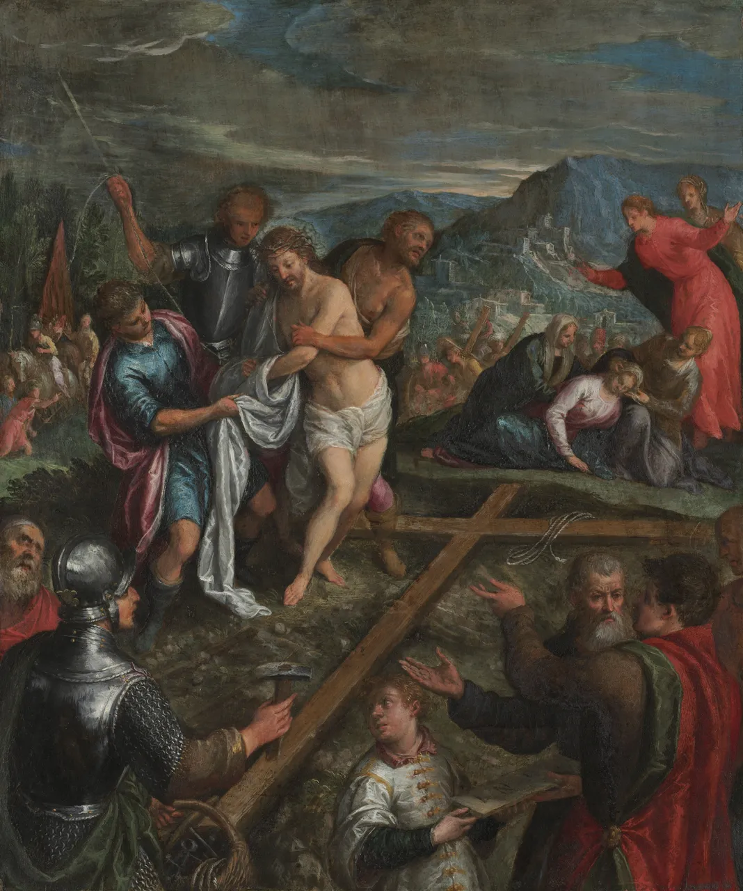 Preparation for the Crucifixion by Unknown Artist