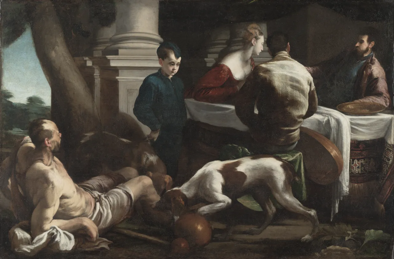 Lazarus and the Rich Man by Jacopo Bassano - Cleveland Museum of Art