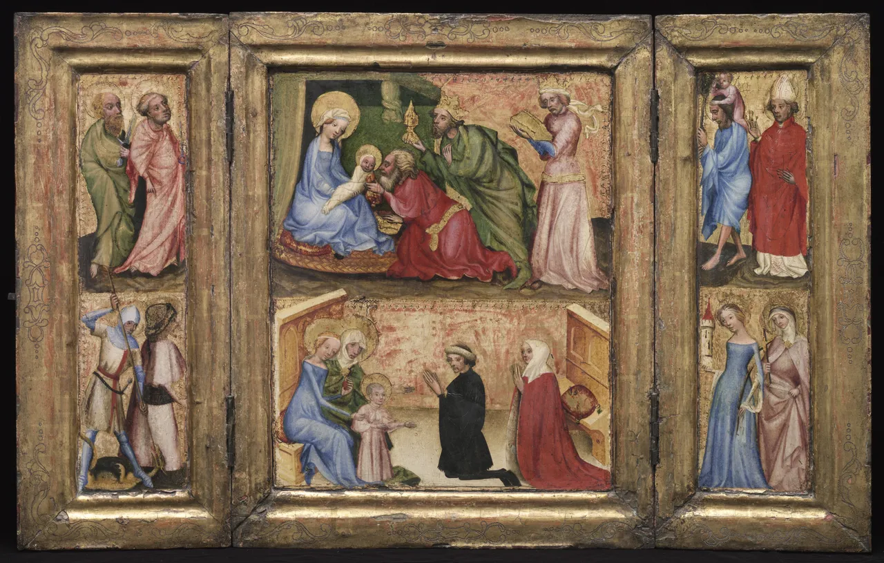 Triptych with the Adoration of the Magi by Unknown Artist