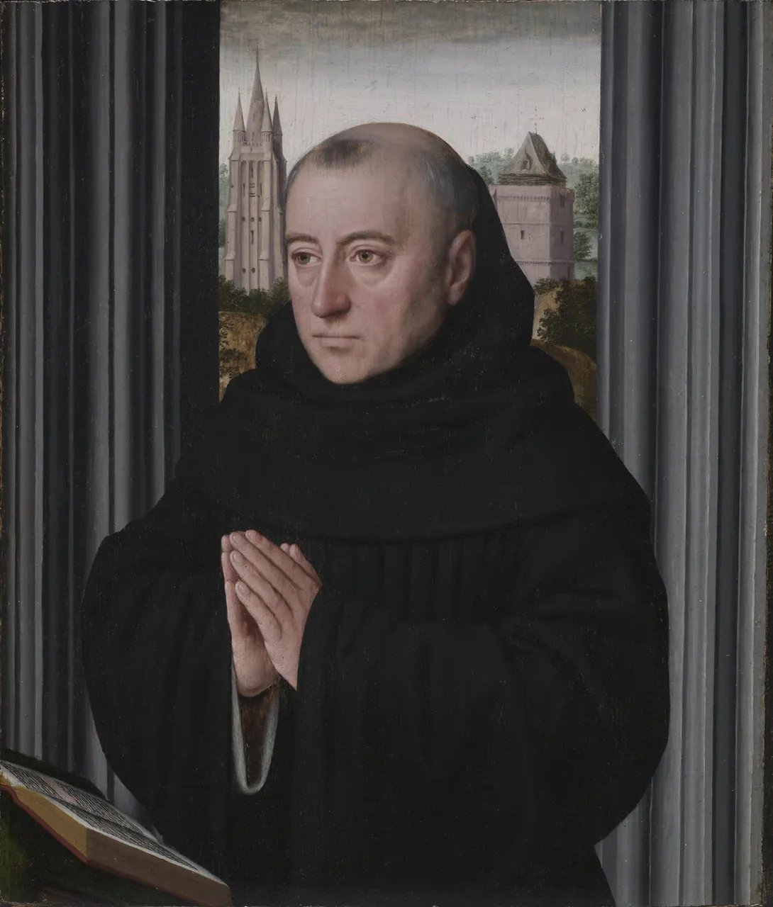Portrait of a Monk by Gerard David