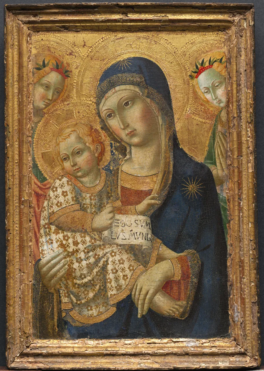 Virgin and Child Enthroned by Unknown