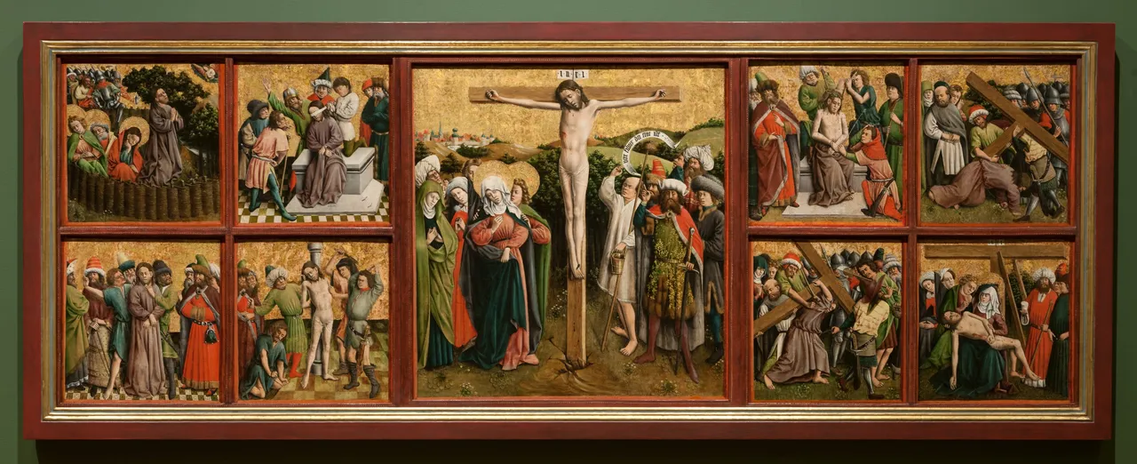 Altarpiece with The Passion of Christ by Master of the Schlägl Altarpiece - Cleveland Museum of Art