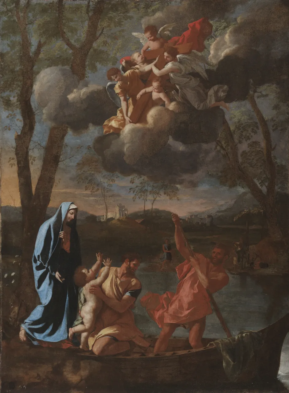 The Return of the Holy Family to Nazareth by Nicolas Poussin - Cleveland Museum of Art
