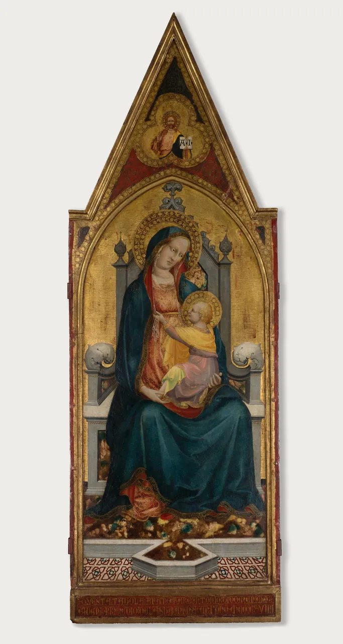 Virgin and Child Enthroned by Battista di Biagio Sanguigni - Cleveland Museum of Art