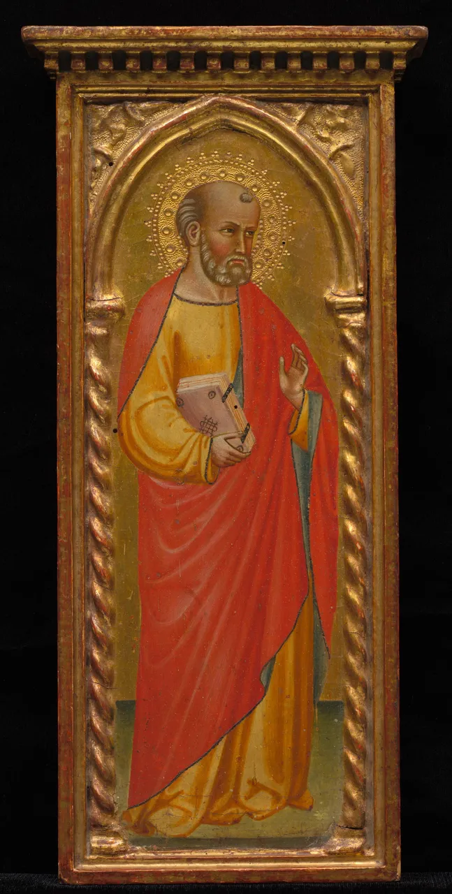 Saint in Red Cloak by Unknown