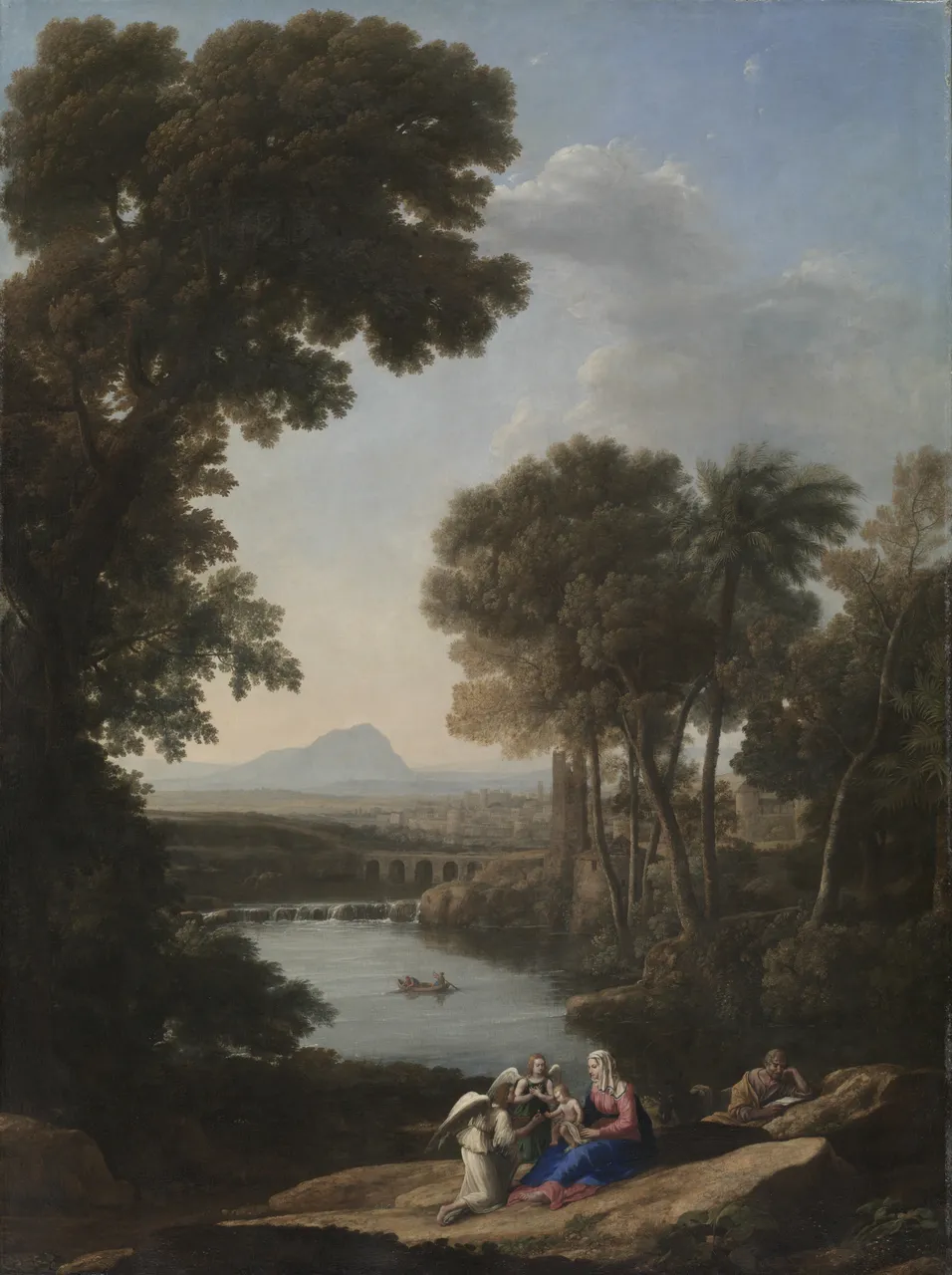 Rest on the Flight into Egypt by Claude Lorrain
