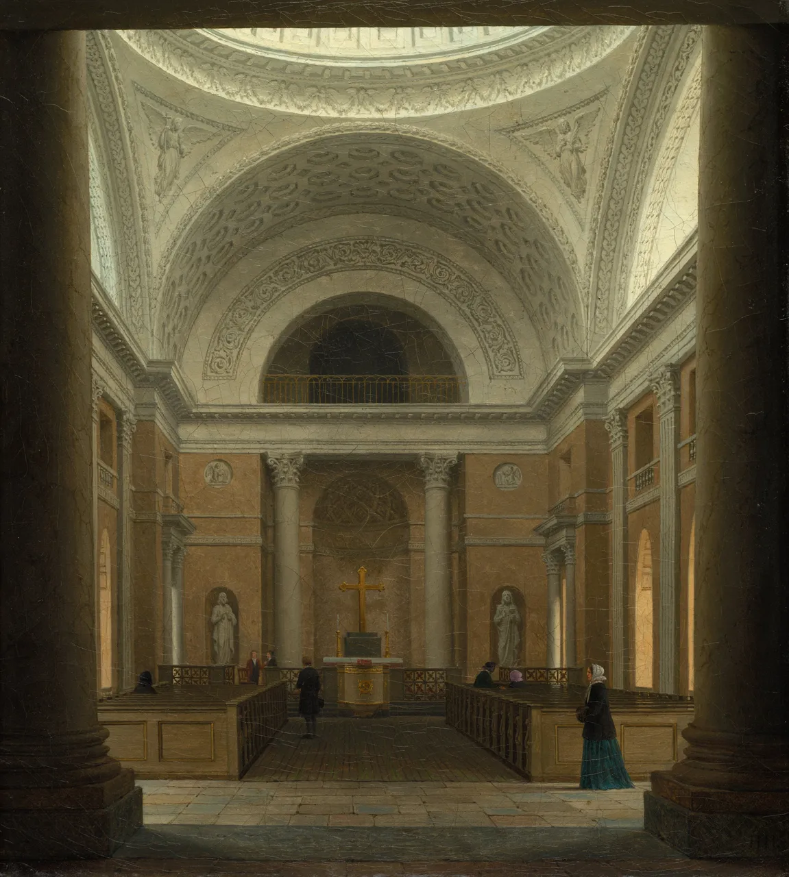 The Slotskirken of Christiansborg, Copenhagen by Heinrich Hansen