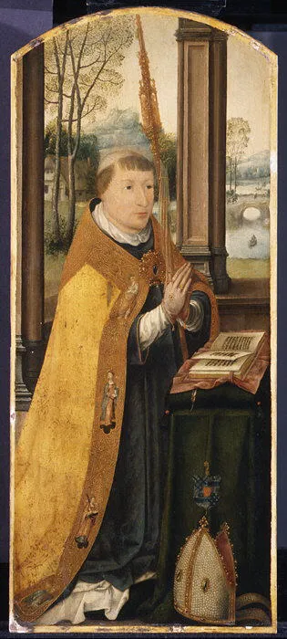 Charles de Saint-Radegonde, called Charles Coguin, Abbot of Anchin by Jean Bellegambe