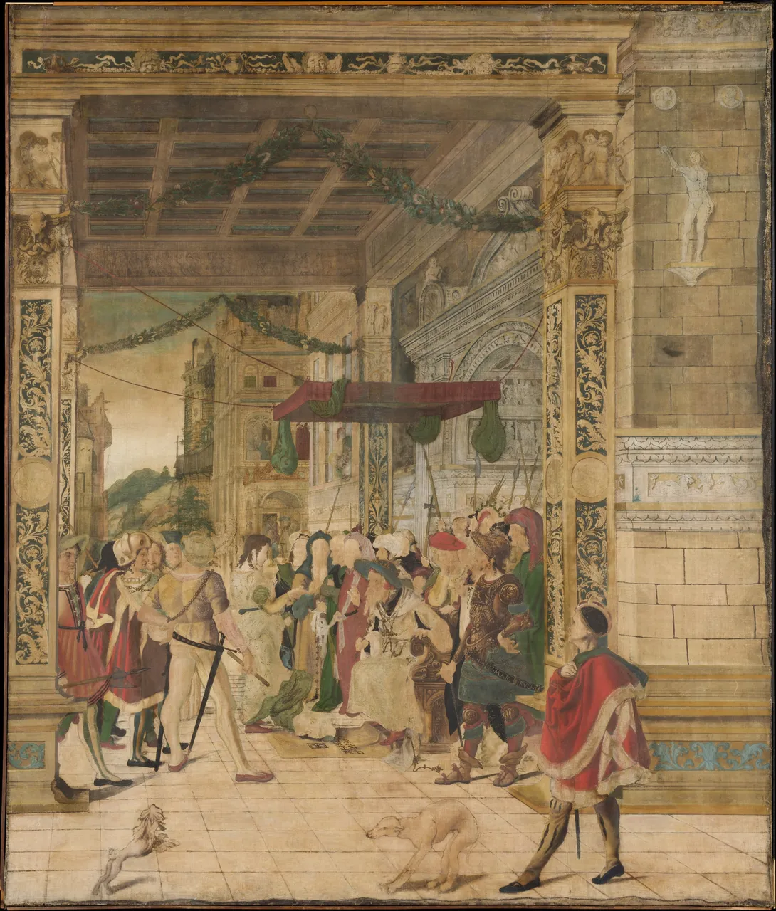 Joseph Interpreting the Dreams of Pharaoh by Jörg Breu the Younger
