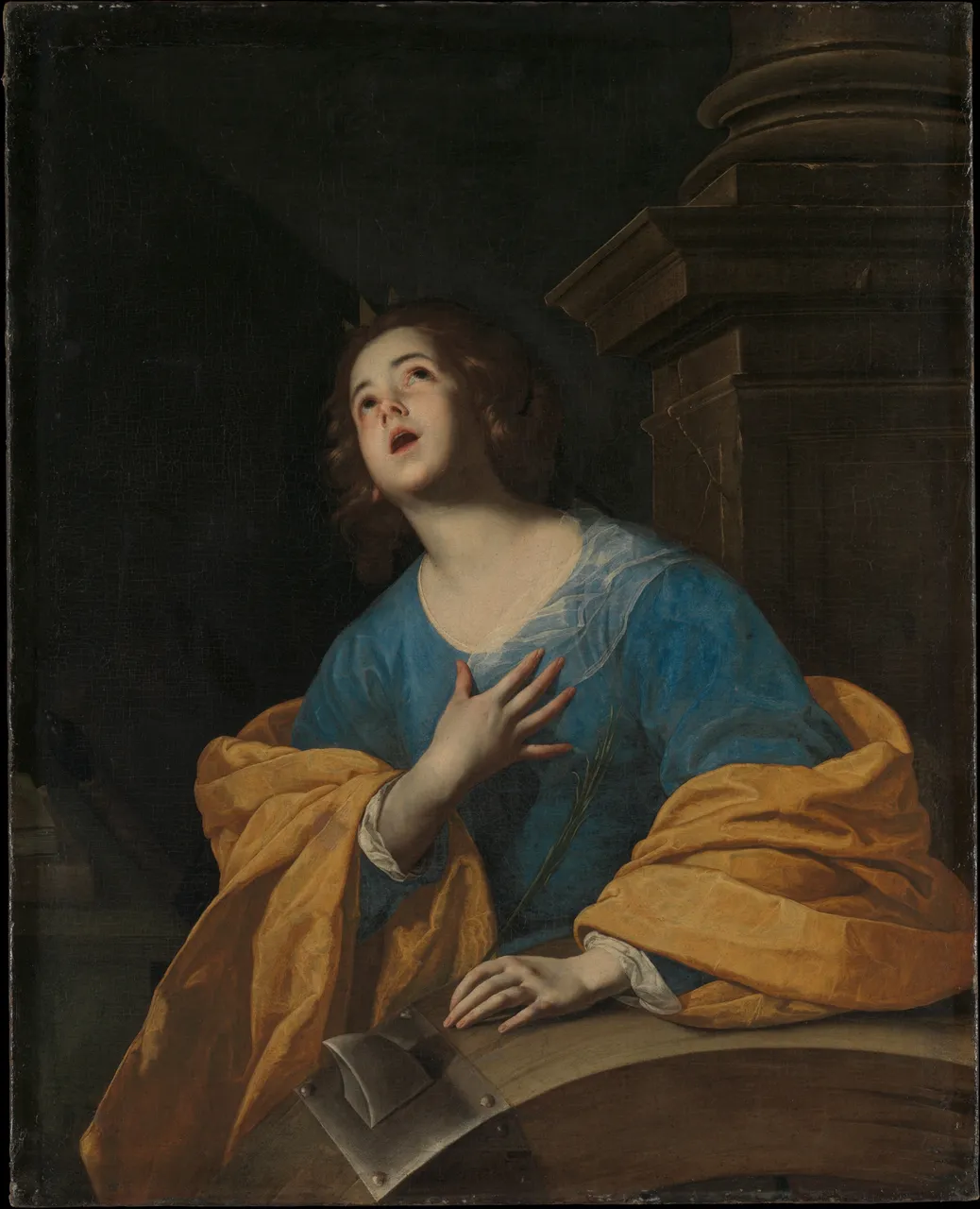 Saint Catherine of Alexandria by Bernardo Cavallino