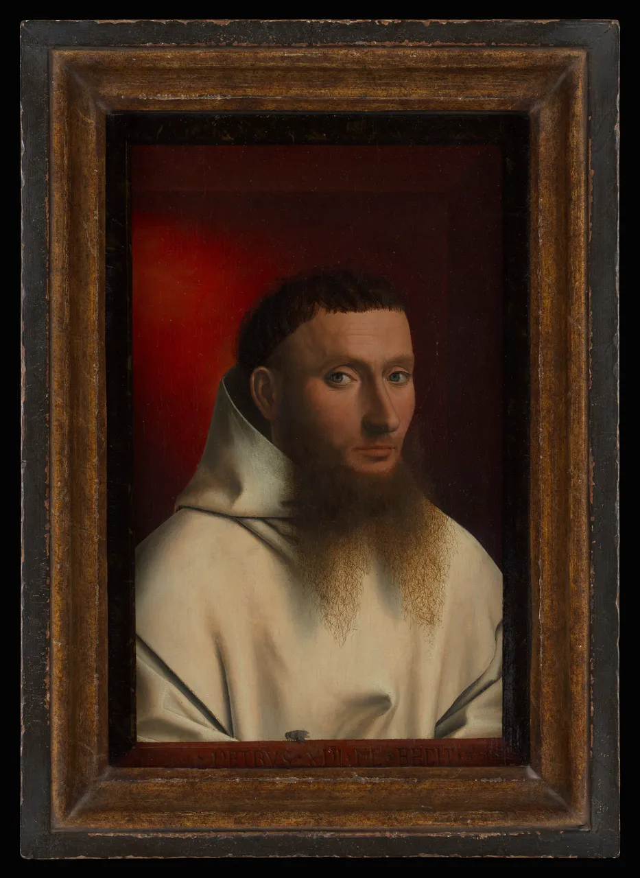 Portrait of a Carthusian by Petrus Christus - Metropolitan Museum of Art