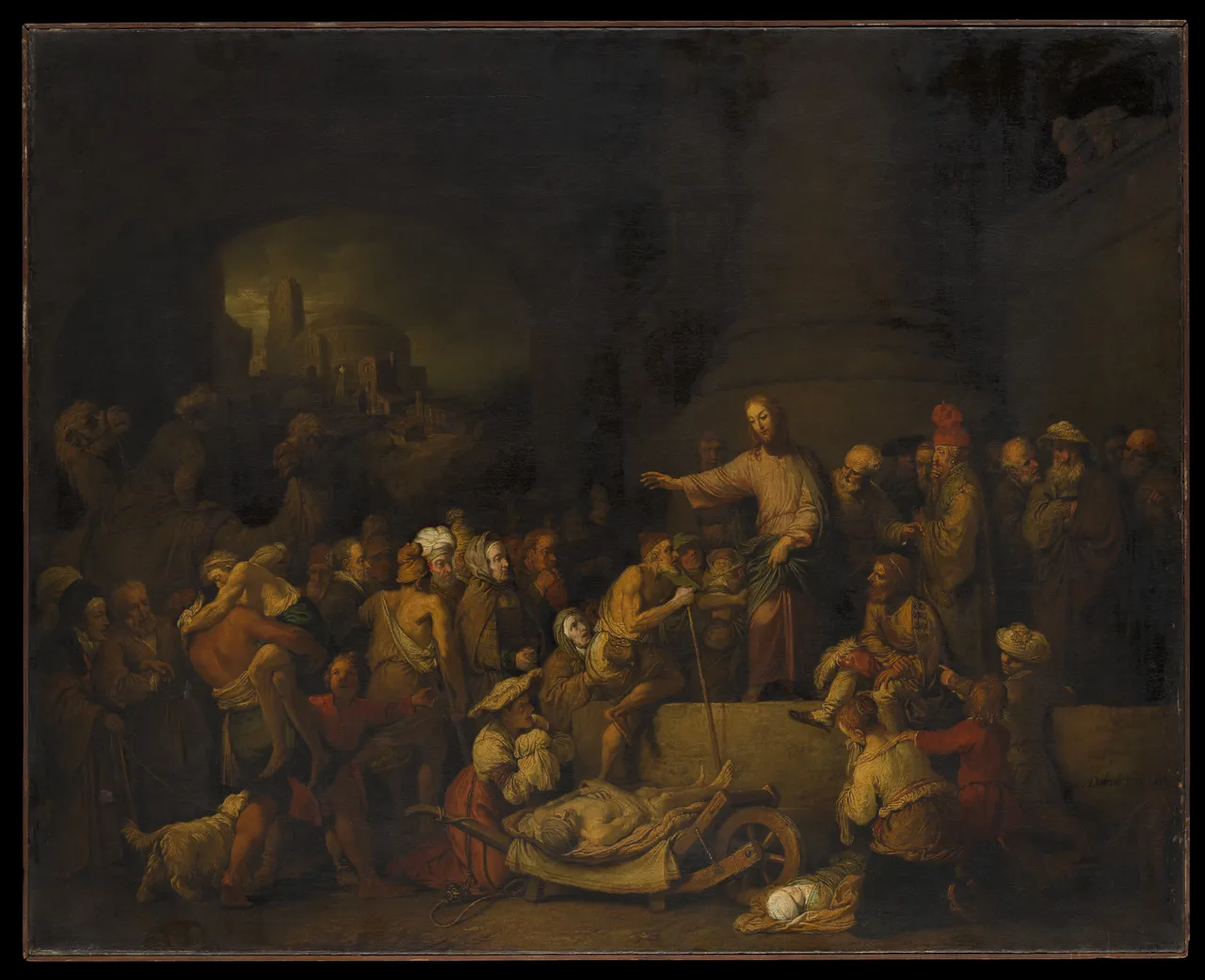 Christ Healing the Sick by Christian Wilhelm Ernst Dietrich