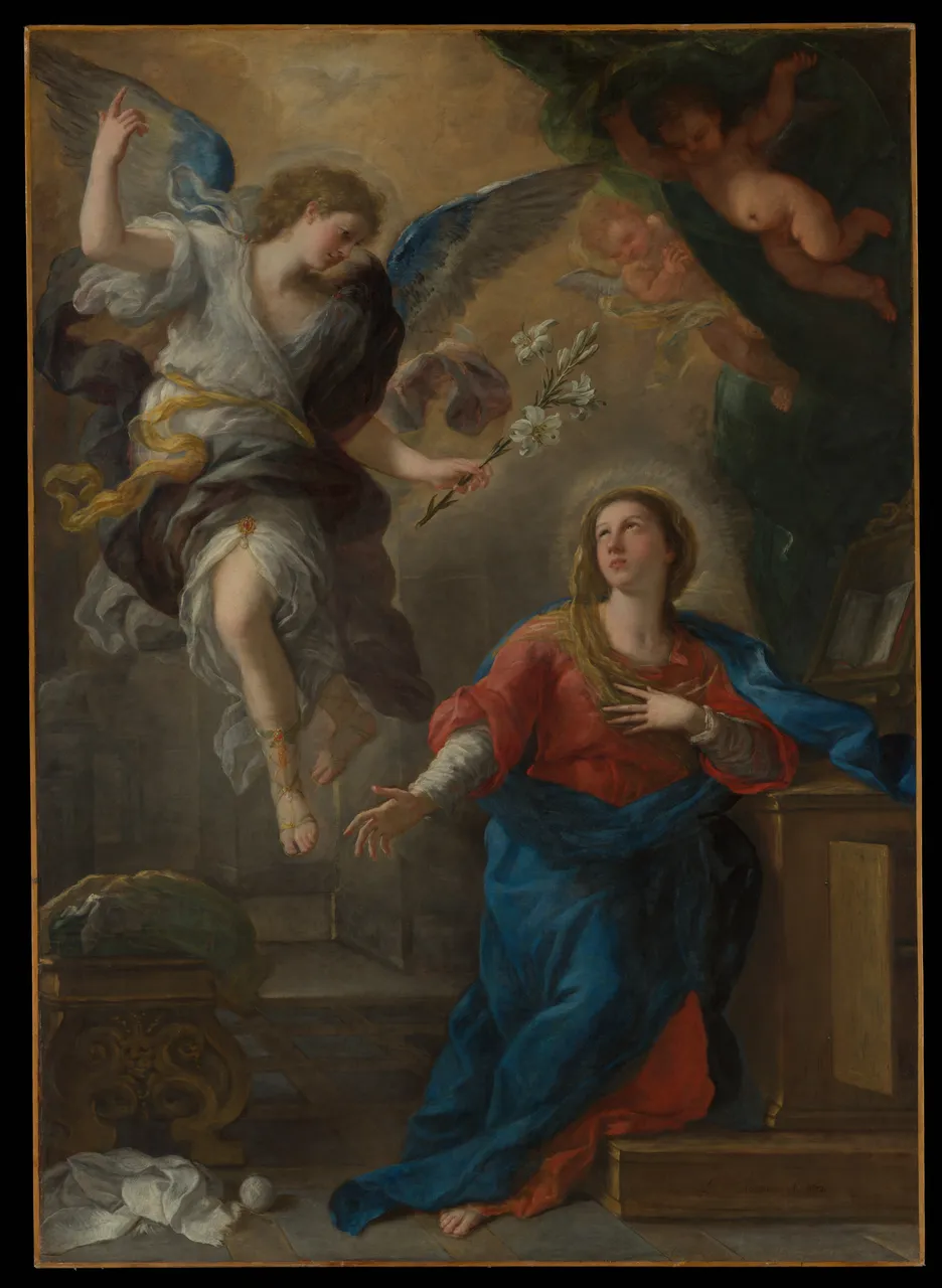 The Annunciation by Luca Giordano