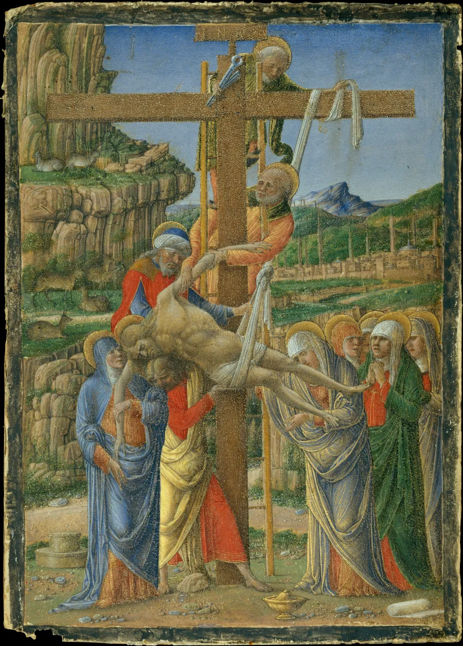 Descent from the Cross by Girolamo da Cremona