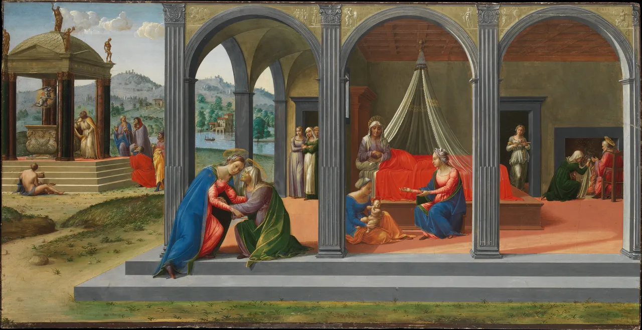 Scenes from the Life of Saint John the Baptist by Francesco Granacci (Francesco di Andrea di Marco)