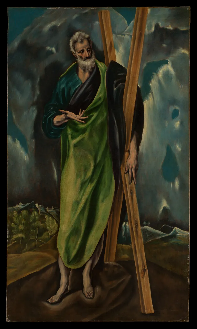 Saint Andrew by El Greco (Domenikos Theotokopoulos)