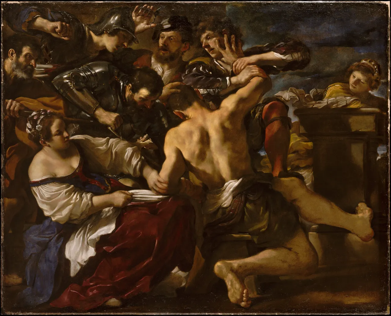 Samson Captured by the Philistines by Guercino (Giovanni Francesco Barbieri) - Metropolitan Museum of Art