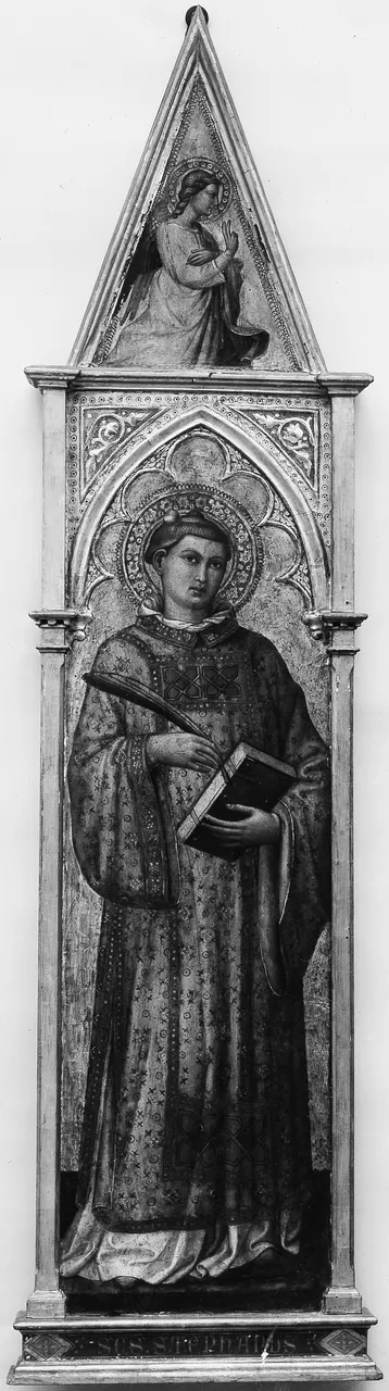 Saint Stephen (with the Angel of the Annunciation) by Martino di Bartolommeo di Biagio