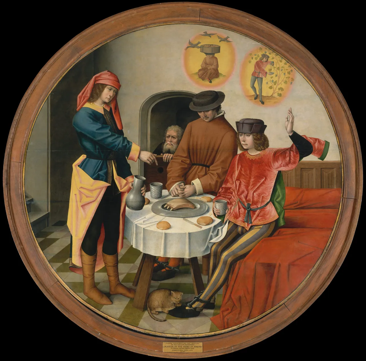 Joseph Interpreting the Dreams of His Fellow Prisoners by Master of the Story of Joseph