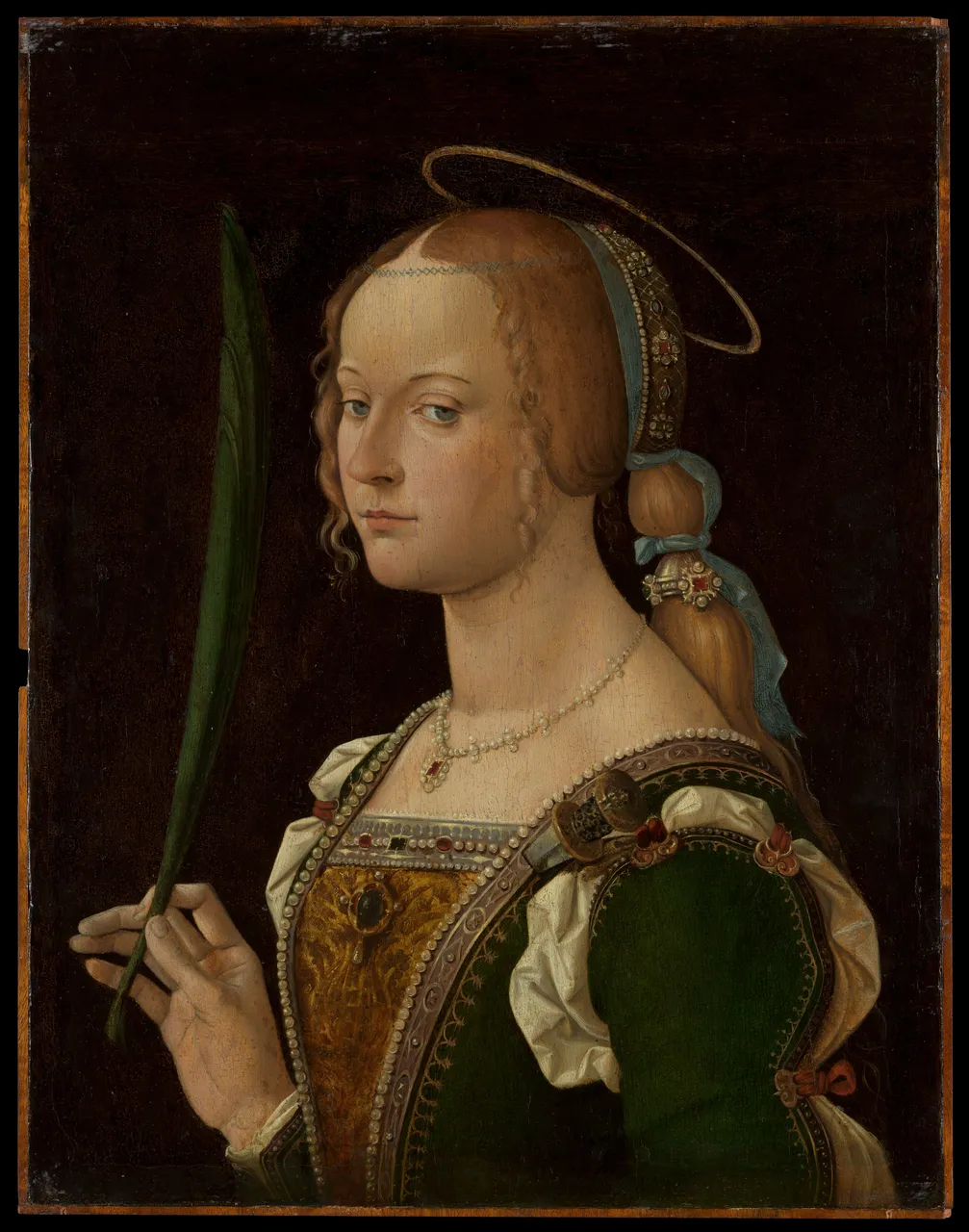 Saint Justina of Padua by Bartolomeo Montagna (Bartolomeo Cincani)
