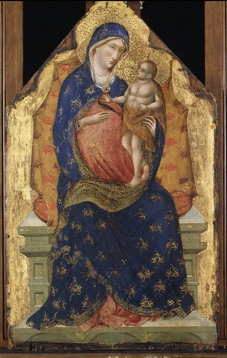 Madonna and Child Enthroned by Paolo Veneziano