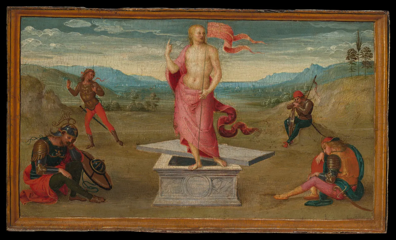 The Resurrection by Perugino (Pietro di Cristoforo Vannucci)