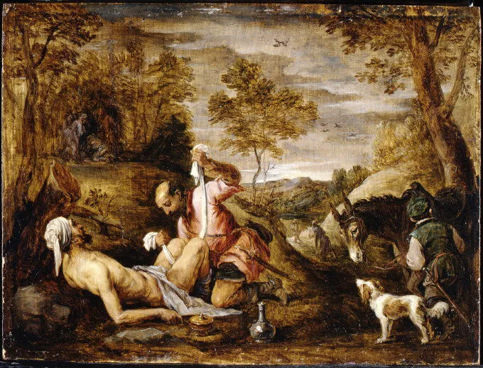 The Good Samaritan by David Teniers the Younger