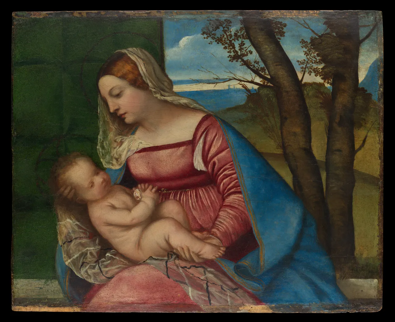 Madonna and Child by Titian (Tiziano Vecellio)