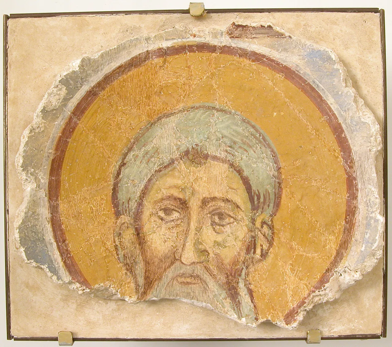 Wall Painting of a Male Saint by Unknown Artist